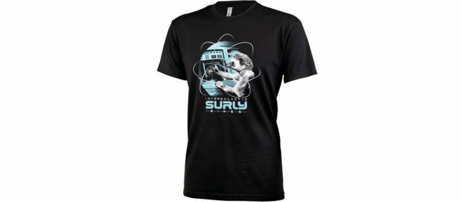 Apparel * | Wholesale Surly Garden Pig Men'S T-Shirt Black/Gray/Teal, Small