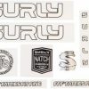 Accessories * | Discount Surly Intergalactic Decal Set White