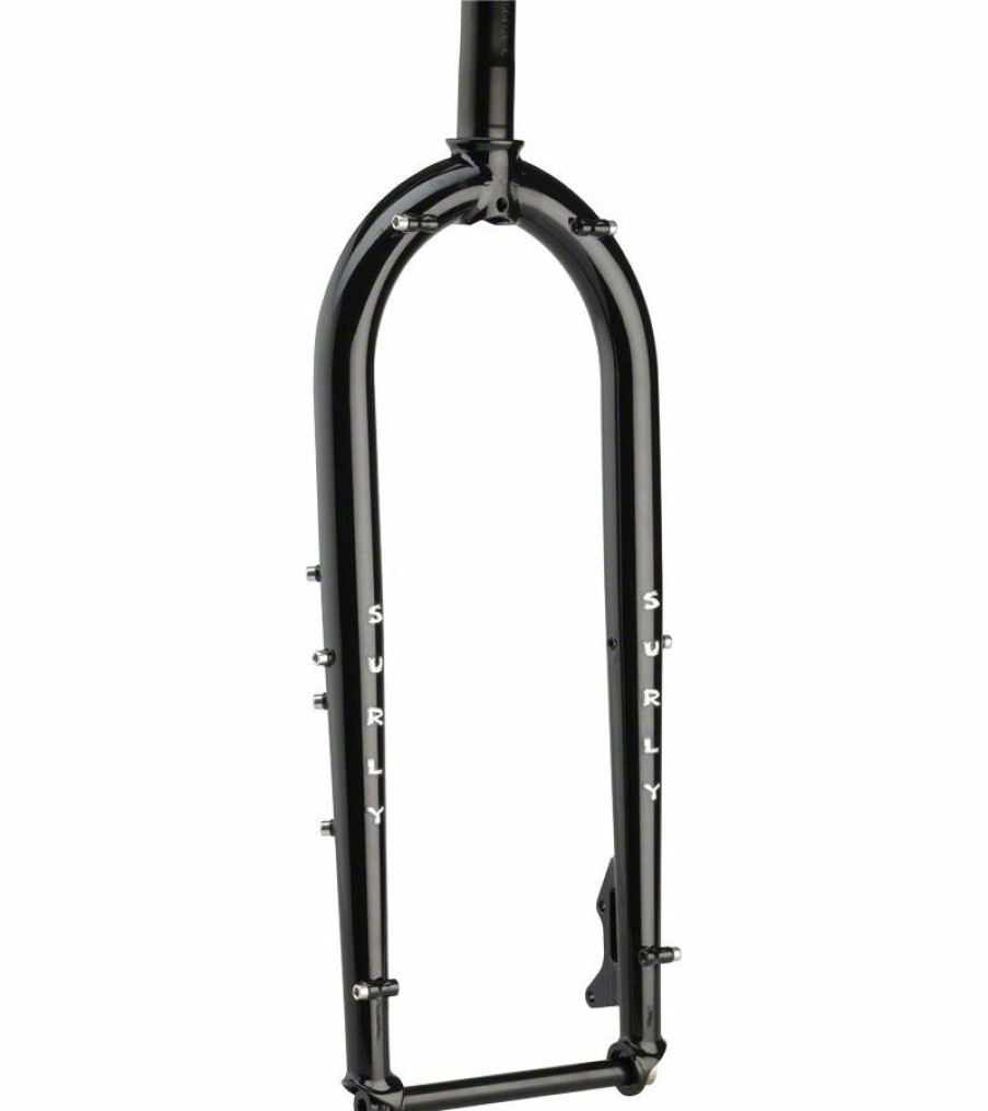 Parts * | Best Quality Surly Ice Cream Truck 26 150 15 Thru Axle Fork, 1-1/8 Straight Steerer, Black