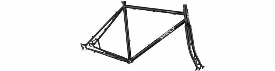 Bikes & Frames * | Low Price Surly Straggler 650B Frameset 42Cm Gloss Black