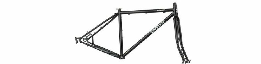 Bikes & Frames * | Latest Fashion Surly Straggler 700C Frameset 60Cm Gloss Black