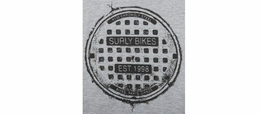 Apparel * | Gift Selection Surly The Ultimate Frisbee Women'S T-Shirt Grey, Large