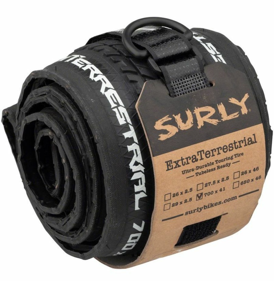 Wheel Goods * | Best Quality Surly Extraterrestrial Tire 700 X 41, Tubeless, Folding, Black, 60Tpi