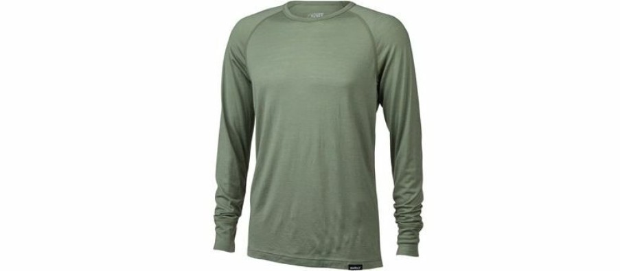 Apparel * | Excellent Quality Surly Long Sleeve Merino Raglan Tee Sage Green Small