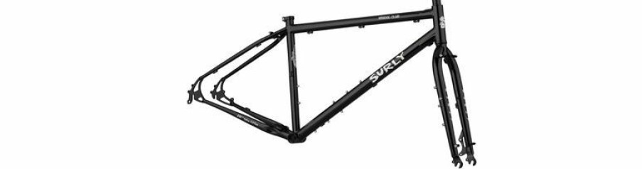 Bikes & Frames * | Excellent Quality Surly Bridge Club Frameset 27.5 /700C, Steel, Black, Small