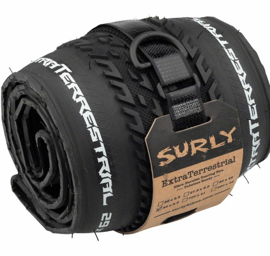 Wheel Goods * | Wholesale Surly Extraterrestrial Tire 29 X 2.5, Tubeless, Folding, Black, 60Tpi