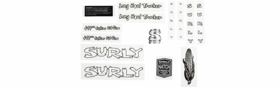 Accessories * | Best Quality Surly Lht Decal Set White