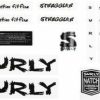 Accessories * | Wholesale Surly Straggler Decal Set Black