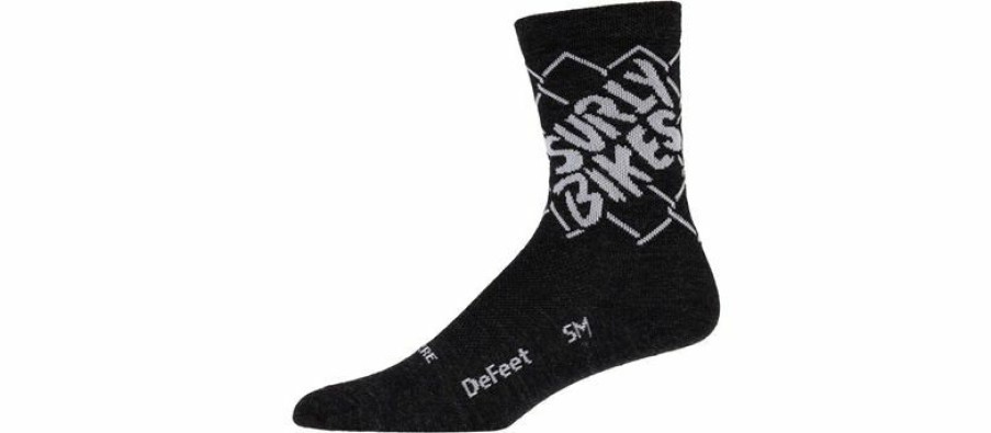 Apparel * | Discount Surly On The Fence Socks Charcoal, Small