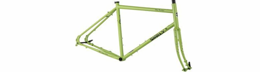 Bikes & Frames * | Fire Sale Surly Disc Trucker Frameset 26 , Steel, Pea Lime Soup, 54Cm