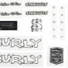 Accessories * | Discounts Surly Straggler Decal Set White