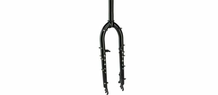 Parts * | Fashionable Surly Troll Fork: 26 Qr, 1-1/8 Straight Steerer, Black