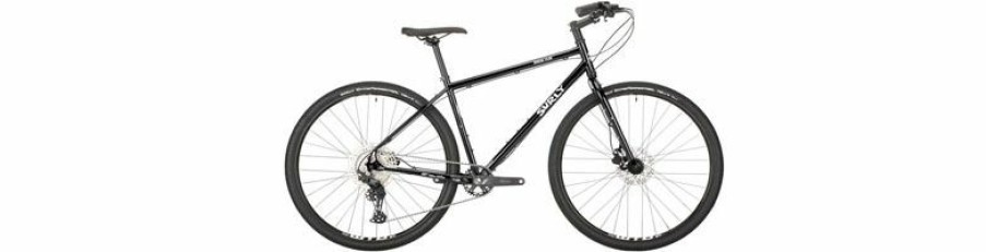 Bikes & Frames * | Cheap Online Surly Bridge Club 700C Bike 700C, Steel, Black, X-Small