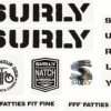 Accessories * | Closeout Sale Surly Overspray Decal Set Black