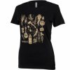 Apparel * | Hot Sell Surly Stamp Collection Women'S T-Shirt Black, Medium