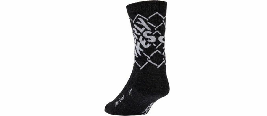 Apparel * | Wholesale Surly On The Fence Socks Charcoal, X-Large