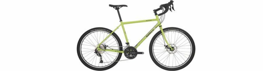 Bikes & Frames * | Discount Surly Disc Trucker Bike 26 , Steel, Pea Lime Soup, 52Cm