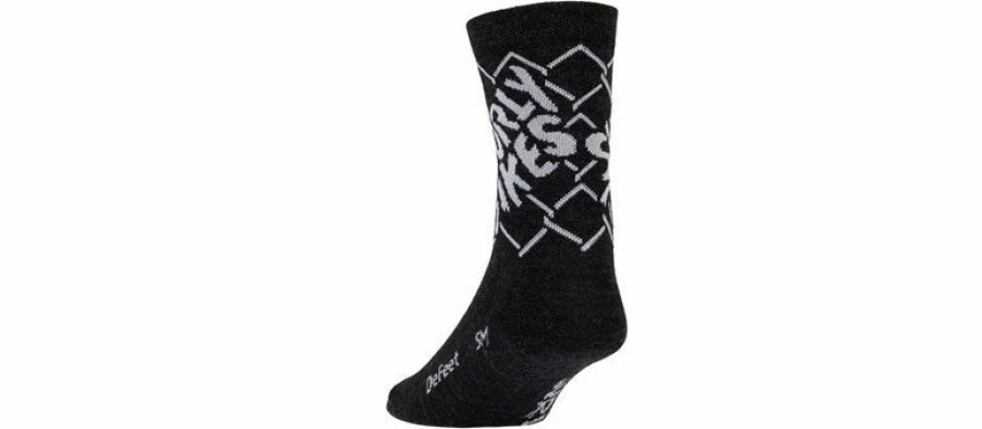 Apparel * | Cheap Surly On The Fence Socks Charcoal, Large