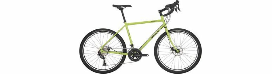 Bikes & Frames * | Lower Prices Surly Disc Trucker Bike 26 , Steel, Pea Lime Soup, 54Cm