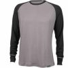 Apparel * | Excellent Quality Surly Merino Raglan T-Shirt Gray/Black Lg