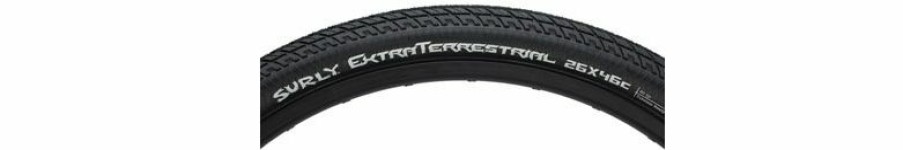 Wheel Goods * | Gift Selection Surly Extraterrestrial Tire 26 X 46C, Tubeless, Folding, Black, 60Tpi