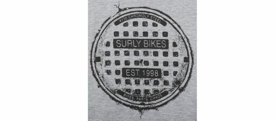 Apparel * | Fashionable Surly The Ultimate Frisbee Women'S T-Shirt Grey, X-Large