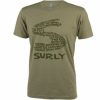 Apparel * | Wholesale Surly Steel Consortium Men'S T-Shirt Light Olive, Large