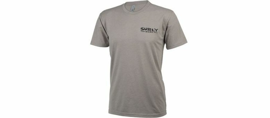 Apparel * | Exclusive Surly The Ultimate Frisbee Men'S T-Shirt Grey, Small