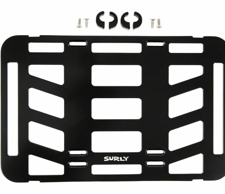 Accessories * | Cheap Surly Tv Tray Rack Platform Black