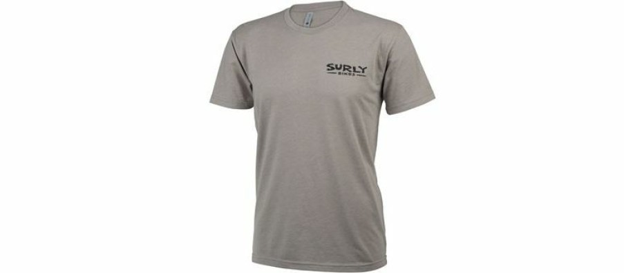 Apparel * | Excellent Quality Surly The Ultimate Frisbee Men'S T-Shirt Grey, Large